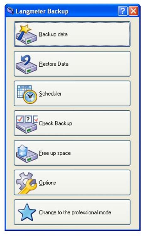 Langmeier Backup Fast Download